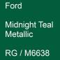 Preview: Ford, Midnight Teal Metallic, RG / M6638.